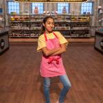 Natasha Jiwani on the Kids Baking Championship set. Courtesy of Food Network