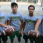 Redmond High standouts, from left to right, Carson Bruener, Ryan Gu, Nikhil Jatekar and Michael Cannistra. Andy Nystrom / staff photo