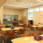The new library in Clara Barton Elementary. Madison Miller/staff photo.