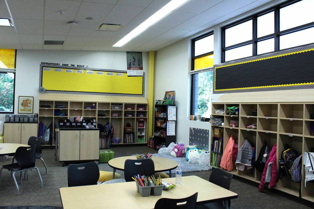 One of the 30 new classrooms in Ella Baker Elementary. Madison Miller/staff photo.
