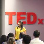 Shravya Kakulmarri shares about her experiences at the Hospital de Câncer de Barretos in Brazil and her goal to help decrease diabetes in Hispanic and Latino populations in Brownsville, Texas. Stephanie Quiroz/staff photo.