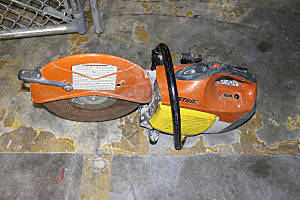 Police recovered this stolen saw, among other expensive tools, when they arrested the suspected tool thief. Courtesy of the Redmond Police Department