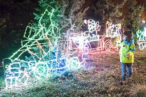 The city of RedmondsRedmond Lights festival Dec. 1-2. Photo courtesy of Redmond Parks and Recreation Facebook