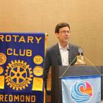Bob Ferguson visited the Redmond Rotary Club on Nov. 15. Katie Metzger/staff photo