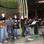 Day two of Redmond Lights on Dec. 2 featured a community sing-a-long during which attendees sang classic holiday songs. Stephanie Quiroz/staff photo