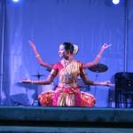 Two members of the Kalalaya School of Dance perform a dance in honor of the Hindu god Shiva at Redmond Lights on Dec. 1. Samantha Pak/staff photo