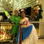 Tinkerbell and Mulan were out at Redmond Town Center Dec. 1 to enjoy the holiday festivities. Samantha Pak/staff photo