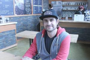 Business owner, Sean Miller opened Origins Roastery in May. Stephanie Quiroz/staff photo.