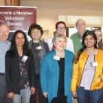 From left: John Oftebro, Indira Krishnaswami, ChuNi Kao, Paige Norman, Magy Rockenbeck, Anju K. Anad, Ed OBrien, and Tasia Williams. Stephanie Quiroz/staff photo.