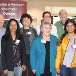 From left: John Oftebro, Indira Krishnaswami, ChuNi Kao, Paige Norman, Magy Rockenbeck, Anju K. Anad, Ed OBrien, and Tasia Williams. Stephanie Quiroz/staff photo.