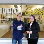 Director of Centro Cultural Mexico Carlos Jimenez and gallery curator Angie Hinojos Yusuf had the same goal and vision to build culture and community through arts in King County. Stephanie Quiroz/staff photo