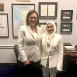 Representative Suzane DelBene and Redmond resident, Yasmin Ali attended the State of the Union last week. Photo courtesy of Suzane DelBene Twitter.