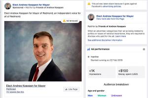 Local candidate ads appearing on Facebook after company says they wouldn’t