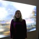 Maja Petrić is the current Redmond artist-in-residence. Petrić opened the doors to her space on Feb. 22. Stephanie Quiroz/staff photo.