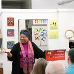 Award-winning author and poet, Gloria Burgess shared from her new book, Pass It On! on Feb. 22 at Los Pajaros in Redmond. Stephanie Quiroz/staff photo.