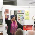 Gloria Burgess shared from her new book and answered questions from the Redmond Association of Spokenword on Feb. 22. Stephanie Quiroz/staff photo.