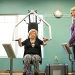 Toni Underwood of Redmond works out with PrimeFit coach three times a week. Stephanie Quiroz/staff photo