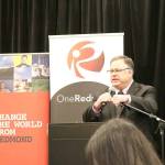 Mayor John Marchione presented his annual State of the City address at the Marriott hotel in the Redmond Town Center on Feb. 22. Stephanie Quiroz/staff photo