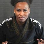 Dos Santos prepares to defend her Pan American Brazilian jiu-jitsu title