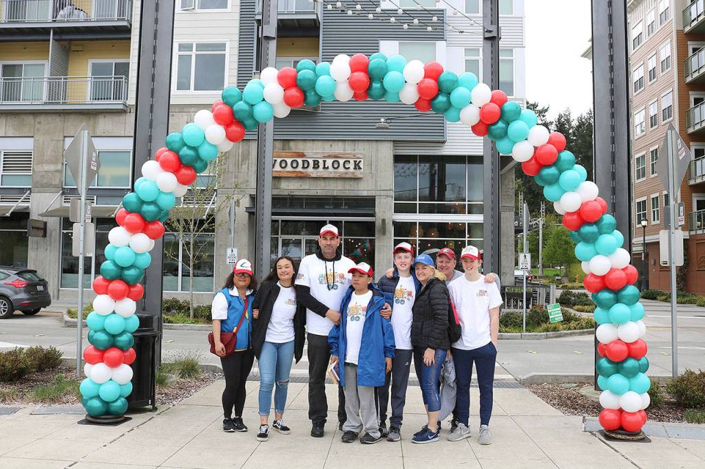 Families gathered to celebrate autism at the 6th annual Day Out for Autism event at the Downton Park in Redmond on April 14. Stephanie Quiroz/staff photo