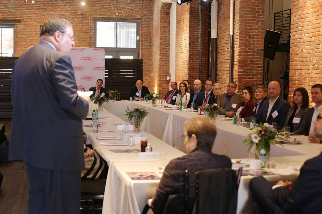 Comcast meets with Seattle business leaders to discuss efforts to bridge the digital divide among low-income residents. Photo credit: Comcast
