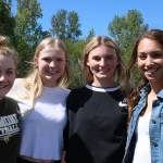 From left, Redmond Highs Haley Hanson, Camille Eaton, Lauren Lund and Audrey Walker. Andy Nystrom / staff photo