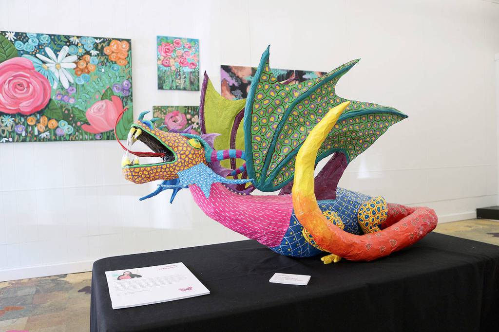 Stephanie Quiroz/staff photo                                 The art exhibition will run from May 5- 17 at the Los Pajaros Art Gallery on 7945 Gilman St.