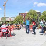 Attendees enjoyed a day of food and dancing at the first Cinco de Mayo festival at the Downtown Park on May 5. Stephanie Quiroz/staff photo