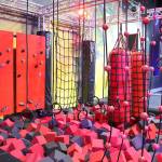 The arenas seven-lane ninja course has easy, moderate, and hard obstacles challenges. Stephanie Quiroz/staff photo