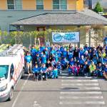 More than 75 Comcast NBCUniversal employees and others volunteered at Friends of Youth as part of the 18 th annual Comcast Cares Day. Photo courtesy of Comcast NBCUniversal