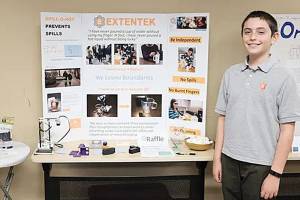 Nir Pechuk won second prize at the national competition. Photo courtesy of LWSD