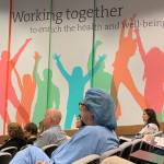 Nurses, physicians and social workers continue their education on proper responses for human trafficking patients. Madeline Coats/staff photo