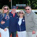 Erin Dow with her three children Chrissy Dow Russell (left), Dan Dow, and Mark Dow on July 19. Photo courtesy of the city of Redmond