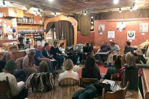 APex July meeting at SoulFood CoffeeHouse. Photo courtesy of Marko Coady