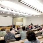 Redmond seniors express their concerns at acookies and coffee event with Carrie Hite, city parks and recreation director at the Redmond Community Center on Sept. 11. Stephanie Quiroz/staff photo