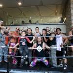 Stephanie Quiroz/staff photos                                 Max Shegnagaev (fourth from left) had a birthday wrestling bash for his tenth birthday at city hall on Oct. 6.