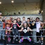 Stephanie Quiroz/staff photos                                 Max Shegnagaev (fourth from left) had a birthday wrestling bash for his tenth birthday at city hall on Oct. 6.