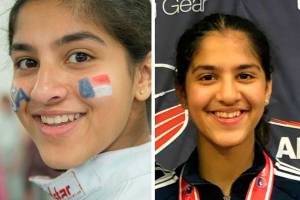 Twin sisters represent Redmond fencing academy at premier events