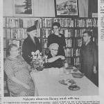 In 1967 Nokomis Club of Redmond sponsored a tea at the local branch of the King County Library system to commemorate National Library Week. Photo courtesy of Redmond Historical Society Facebook