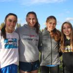 From left, Redmond Highs Chloe Connolly, Lili Hargreaves, Sophia Dahl and Lauren Lehr. Andy Nystrom/ staff photo