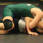 Redmonds Molly Williams (top) grapples with her Sammamish opponent at 117 pounds on Dec. 5 at Lake Washington High. Williams is currently ranked first in Washington in her weight class, according to the American Womens Wrestling list. The Mustangs, 4-0 overall at press time, will compete at the Graham Morin Invitational on Saturday at Squalicum High in Bellingham. Andy Nystrom/ staff photo