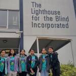 The Jelly Jolt team took a visit to the Lighthouse for the Blind Incorporated to learn about the experiences the blind and visually impaired face. Photo courtesy of Sameepa Saini