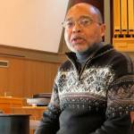 Clyde Ford speaks at Bellevue First United Methodist Church. One of the things he spoke about was how other countries have approached the topic of race and racism. Samantha Pak/staff photo