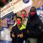 The city of Redmonds Census outreach work included an informational table at Redmond Lights in December 2019. Photo courtesy of city of Redmond