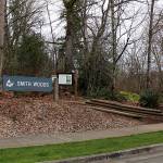 Jake Berg/staff photo                                 The main trailhead for Smith Woods park.