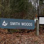 Jake Berg/staff photo                                 The main trailhead for Smith Woods park.