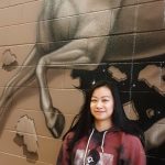 Redmonds Ashley He qualified for the 4A state gymnastics meet on vault and bars. Andy Nystrom/ staff photo