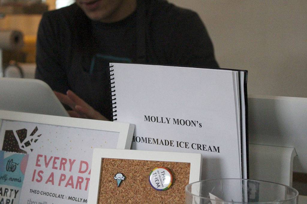 Madison Miller/staff photo                                The Jelly Jolts #39887 debuted their braille menu at Molly Moons on Feb. 23.