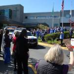 Lights, sirens, support: First responders host parades for frontline hospital workers