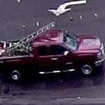 Bicyclist struck by truck; driver takes off